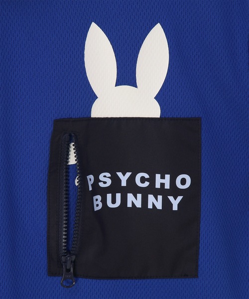 Psycho Bunny（サイコバニー）の「[GOLF]ポケットバニー モックネックTシャツ（Tシャツ/カットソー・メンズ・ホワイト/ブラック/ライトイエロー/ブルー・X-LARGE/LARGE/MEDIUM）」の19枚目の写真