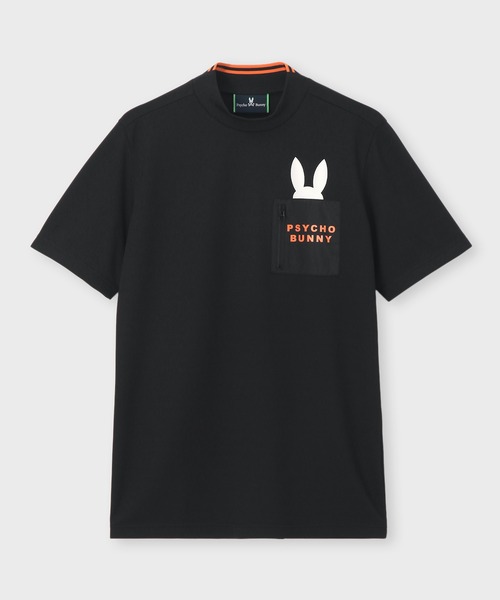 Psycho Bunny（サイコバニー）の「[GOLF]ポケットバニー モックネックTシャツ（Tシャツ/カットソー・メンズ・ホワイト/ブラック/ライトイエロー/ブルー・X-LARGE/LARGE/MEDIUM）」の12枚目の写真