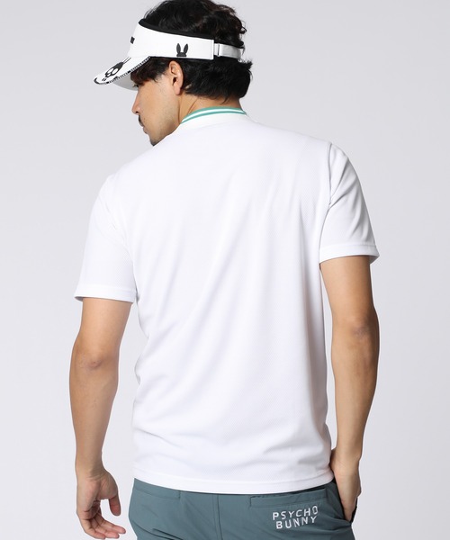 Psycho Bunny（サイコバニー）の「[GOLF]ポケットバニー モックネックTシャツ（Tシャツ/カットソー・メンズ・ホワイト/ブラック/ライトイエロー/ブルー・X-LARGE/LARGE/MEDIUM）」の6枚目の写真