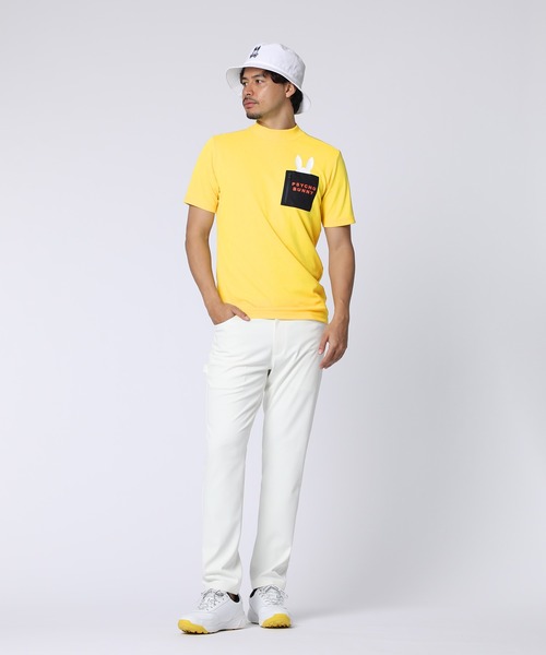 Psycho Bunny（サイコバニー）の「[GOLF]ポケットバニー モックネックTシャツ（Tシャツ/カットソー・メンズ・ホワイト/ブラック/ライトイエロー/ブルー・X-LARGE/LARGE/MEDIUM）」の22枚目の写真