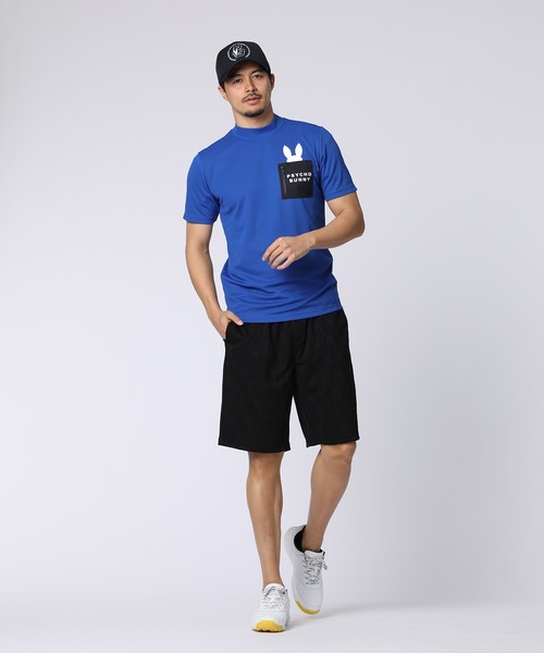 Psycho Bunny（サイコバニー）の「[GOLF]ポケットバニー モックネックTシャツ（Tシャツ/カットソー・メンズ・ホワイト/ブラック/ライトイエロー/ブルー・X-LARGE/LARGE/MEDIUM）」の15枚目の写真