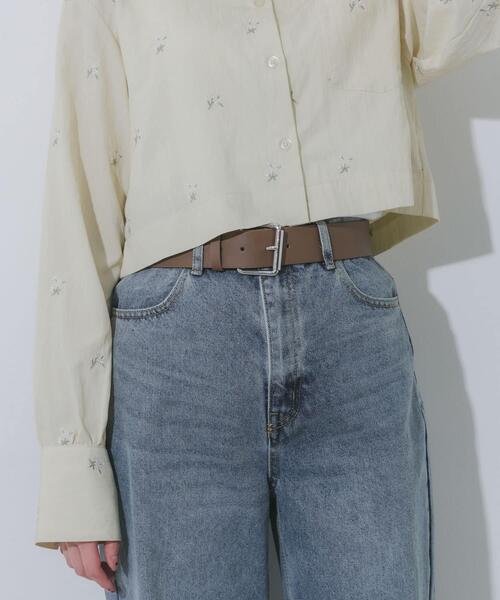 SMELLY（スメリー）の「ワイドベルト（ベルト・レディース・ブラウン/ブラック・-）」の4枚目の写真