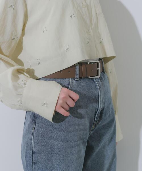 SMELLY（スメリー）の「ワイドベルト（ベルト・レディース・ブラウン/ブラック・-）」の5枚目の写真