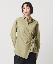 ドレープ ギャザー シャツ ‐ウォッシャブル‐