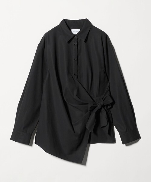 UNITED ARROWS（ユナイテッドアローズ）の「ドレープ ギャザー シャツ ‐ウォッシャブル‐（シャツ/ブラウス・レディース・オフホワイト/ブラック/オリーブ・FREE）」の16枚目の写真