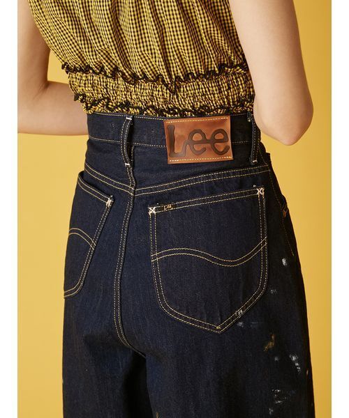 FURFUR(ファーファー)の「Leeコラボペイントデニムハーフパンツ(デニムパンツ・レディース・ネイビー/オフホワイト/ピンク/サックスブルー・1/0)」の15枚目の写真