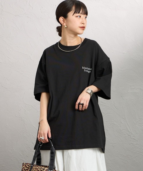 Manhattan Portage（マンハッタンポーテージ）の「[MANHATTAN PORTAGE/マンハッタンポーテージ] 別注 バックフォトプリントTシャツ（Tシャツ/カットソー・レディース・ブラック/ピンク/ライトグレー・XL/L/M/S）」の8枚目の写真