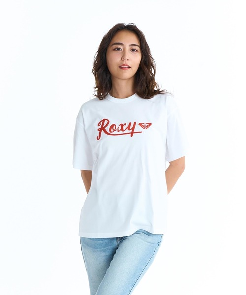 ROXY(ロキシー)の「ROXY ウィメンズ ALGAE Tシャツ 【2026年春夏モデル】(Tシャツ/カットソー・レディース・ブラック/ネイビー/ホワイト・MEDIUM/LARGE/SMALL)」の7枚目の写真