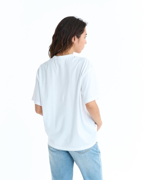 ROXY(ロキシー)の「ROXY ウィメンズ ALGAE Tシャツ 【2026年春夏モデル】(Tシャツ/カットソー・レディース・ブラック/ネイビー/ホワイト・MEDIUM/LARGE/SMALL)」の4枚目の写真