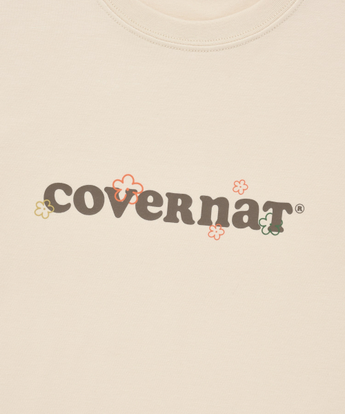 COVERNAT WOMAN(カバーナットウーマン)の「ウィメンズクロップスケッチロゴベイビーTシャツアイボリー(Tシャツ/カットソー・レディース・その他・WS/WM)」の4枚目の写真
