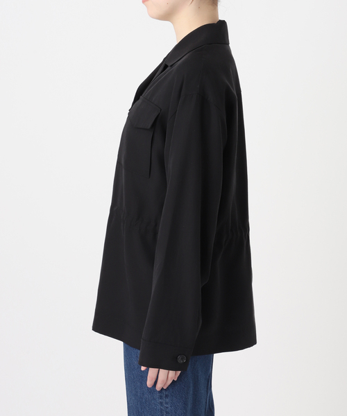 B.C STOCK（ベーセーストック）の「ウォッシャブル / シャツブルゾン（その他アウター・レディース・サファリグリーン/ブラック・FREE）」の19枚目の写真