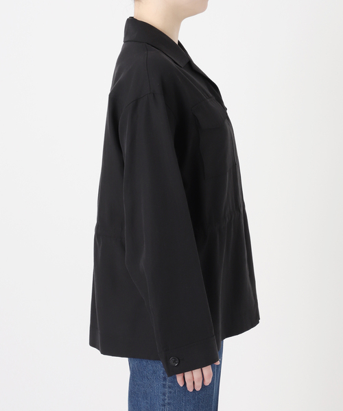 B.C STOCK（ベーセーストック）の「ウォッシャブル / シャツブルゾン（その他アウター・レディース・サファリグリーン/ブラック・FREE）」の21枚目の写真