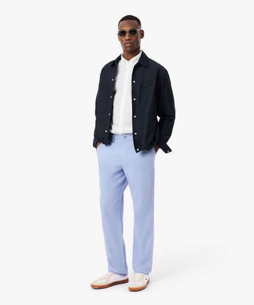 LACOSTE(ラコステ)の「エッセンシャルワントーン コットンポプリンシャツ / ボタンダウンシャツ(シャツ/ブラウス・メンズ・ホワイト・39/40)」の8枚目の写真