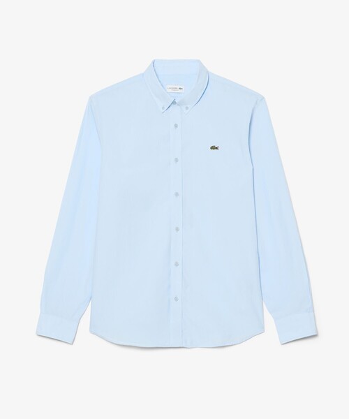 LACOSTE(ラコステ)の「エッセンシャルワントーン コットンポプリンシャツ / ボタンダウンシャツ(シャツ/ブラウス・メンズ・ホワイト・39/40)」の11枚目の写真
