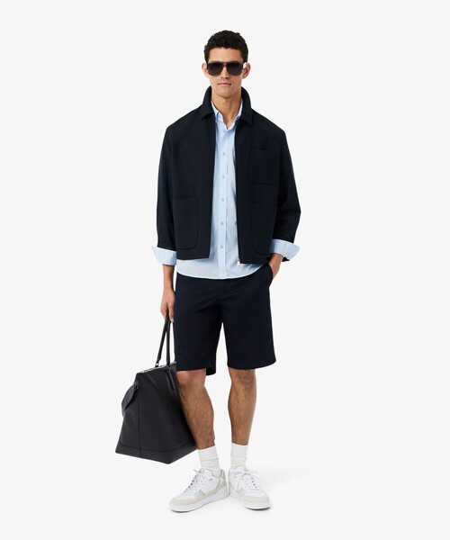 LACOSTE(ラコステ)の「エッセンシャルワントーン コットンポプリンシャツ / ボタンダウンシャツ(シャツ/ブラウス・メンズ・ホワイト・39/40)」の15枚目の写真