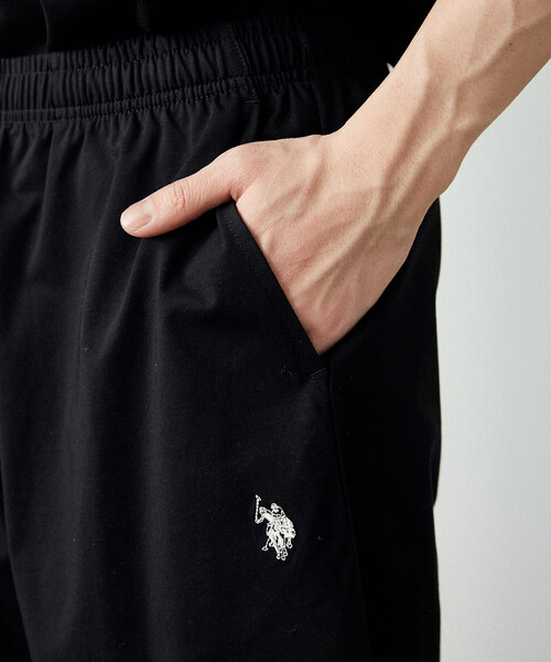 U.S. POLO ASSN.(ユーエスポロアッスン)の「U.S. POLO ASSN. × PUBLUX/ユーエスポロアッスン <接触冷感>別注 ワンポイントロゴセットアップ 限定展開(Tシャツ/カットソー・メンズ・ブラック/ネイビー/ライトグレー・LARGE/MEDIUM/SMALL)」の7枚目の写真