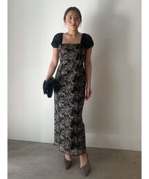LADYチュールボレロキャミワンピース 【オケージョンドレス】（ドレス