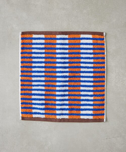 BIRTHDAY BAR（バースデイバー）の「パターンタオルハンカチ　格子/ランダム（ハンカチ/ハンドタオル・レディース・オレンジ/パープル・0）」の7枚目の写真