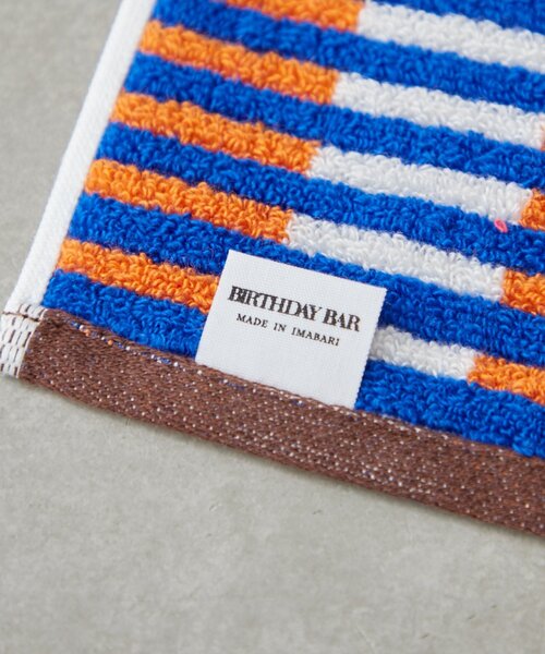 BIRTHDAY BAR（バースデイバー）の「パターンタオルハンカチ　格子/ランダム（ハンカチ/ハンドタオル・レディース・オレンジ/パープル・0）」の9枚目の写真