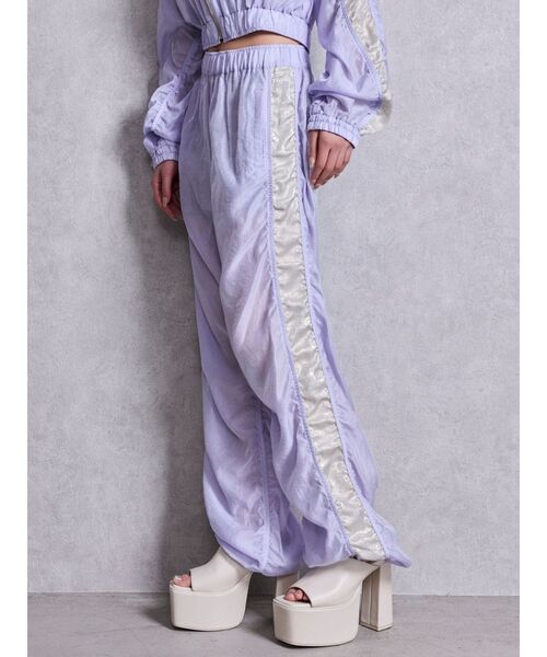 GYDA（ジェイダ）の「sacred edge cross shinyギャザーパンツ（その他パンツ・レディース・アイボリー/パープル/ブラック・FREE）」の17枚目の写真