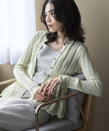 Firsthand | Firsthand/ファーストハンド ジャパンメイド ホールガーメント ペプラム カーディガン(カーディガン/ボレロ)