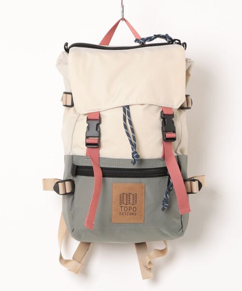 TOPO DESIGNS（トポデザインズ）の「【TOPO DESIGNS】ROVER PACK MINI（バックパック/リュック・レディース・ブラック/ブラウン系/ブラック系1/アイボリー・ONE SIZE）」の2枚目の写真