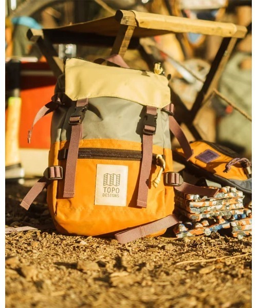 TOPO DESIGNS（トポデザインズ）の「【TOPO DESIGNS】ROVER PACK MINI（バックパック/リュック・レディース・ブラック/ブラウン系/ブラック系1/アイボリー・ONE SIZE）」の13枚目の写真