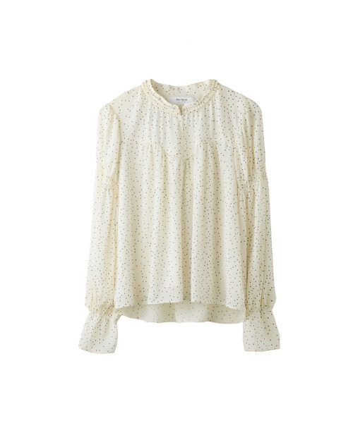 Her lip to（ハーリップトゥー）の「Chiffon Gathered Blouse（シャツ/ブラウス・レディース・ブラック/ベージュ系/ラベンダー・S/M）」の11枚目の写真