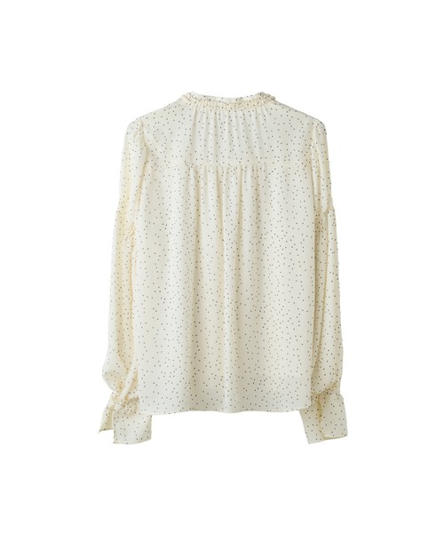 Her lip to（ハーリップトゥー）の「Chiffon Gathered Blouse（シャツ/ブラウス・レディース・ブラック/ベージュ系/ラベンダー・S/M）」の7枚目の写真