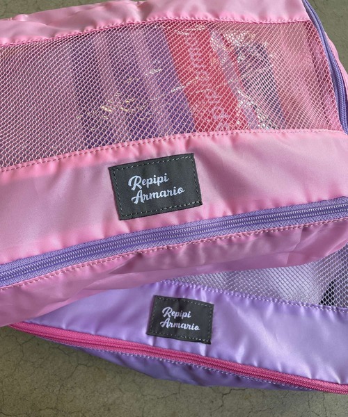 repipi armario（レピピ アルマリオ）の「【Tripit!】2daysポーチ（ポーチ・キッズ・ブラック×ホワイト/ブルー系その他/パープル系その他・ONESIZE）」の6枚目の写真