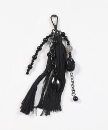 BADBLOOD（バッドブラッド）の「エリプスシンボルキーホルダー - ブラック（キーケース/キーアクセサリー）」