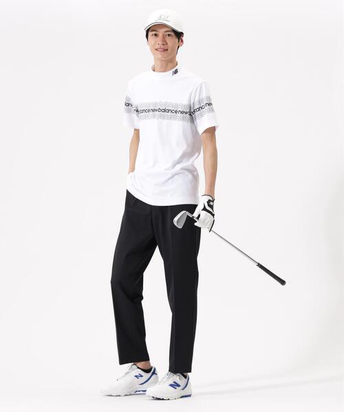 New Balance Golf(ニューバランスゴルフ)の「超速乾 半袖 モックネック プルオーバー (MENS)(Tシャツ/カットソー・メンズ・ホワイト/イエロー/ブラック・MEDIUM/XX-LARGE/LARGE/X-LARGE)」の5枚目の写真