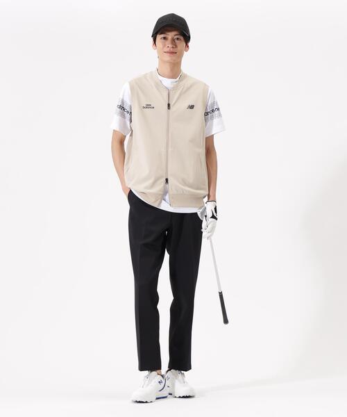 New Balance Golf(ニューバランスゴルフ)の「超速乾 半袖 モックネック プルオーバー (MENS)(Tシャツ/カットソー・メンズ・ホワイト/イエロー/ブラック・MEDIUM/XX-LARGE/LARGE/X-LARGE)」の6枚目の写真