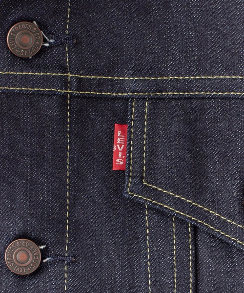 LEVI'S VINTAGE CLOTHING（リーバイスビンテージクロージング）の「Levi's VINTAGE CLOTHING/リーバイスビンテージクロージング LVC 1961 TYPEIII トラッカージャケット オーガニック 557XX ヴィンテージ リジットデニム 2026年春夏（デニムジャケット・メンズ・インディゴブルー・M/L/XL）」の3枚目の写真