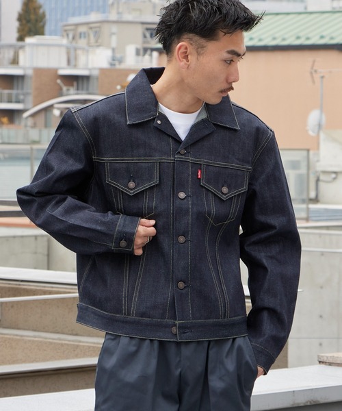 LEVI'S VINTAGE CLOTHING（リーバイスビンテージクロージング）の「Levi's VINTAGE CLOTHING/リーバイスビンテージクロージング LVC 1961 TYPEIII トラッカージャケット オーガニック 557XX ヴィンテージ リジットデニム 2026年春夏（デニムジャケット・メンズ・インディゴブルー・M/L/XL）」の18枚目の写真
