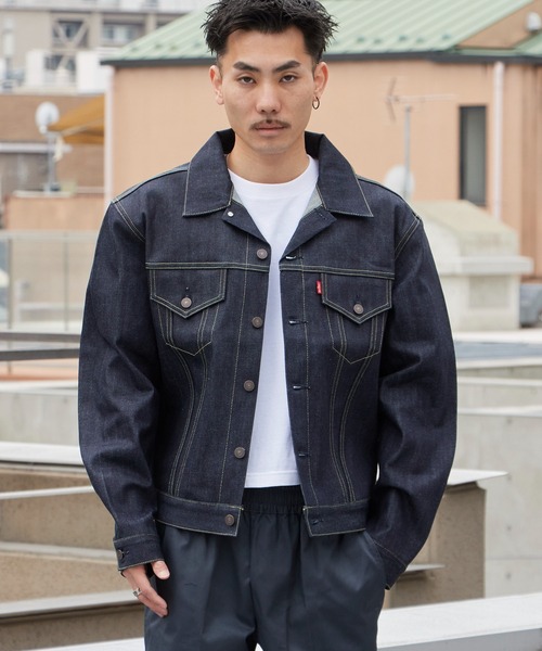 LEVI'S VINTAGE CLOTHING（リーバイスビンテージクロージング）の「Levi's VINTAGE CLOTHING/リーバイスビンテージクロージング LVC 1961 TYPEIII トラッカージャケット オーガニック 557XX ヴィンテージ リジットデニム 2026年春夏（デニムジャケット・メンズ・インディゴブルー・M/L/XL）」の13枚目の写真