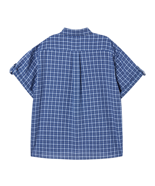 Beyond Closet（-）の「[コレクションライン] ソフトファブリックマリン半袖シャツ ネイビー（シャツ/ブラウス・メンズ・その他・MEDIUM/LARGE）」の3枚目の写真