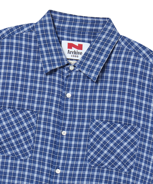 Beyond Closet（-）の「[コレクションライン] ソフトファブリックマリン半袖シャツ ネイビー（シャツ/ブラウス・メンズ・その他・MEDIUM/LARGE）」の4枚目の写真