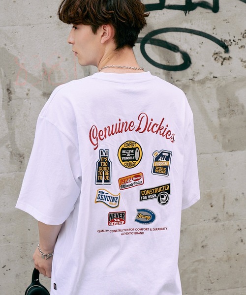 Dickies(ディッキーズ)の「【GENUINE DICKIES/ジェニュインディッキーズ】刺繍&プリント アソート ショートスリーブ Tシャツ(Tシャツ/カットソー・メンズ・ブラック系その他2/ブラック系その他7/ホワイト系1/ホワイト系2/ホワイト系3/ホワイト系7/ホワイト系8/ホワイト系9/ブラック系1/ブラック系2/ブラック系3/ブラウン系3/カーキ系1/カーキ系2/ネイビー系1/オートミール/ブラック系その他/アイボリー/ブラウン系1/ブラウン系2/ホワイト系5/ブラック系その他3/ブラック系その他5/ネイビー系2/ホワイト系4/ホワイト系6/ブラック系その他4/ブラック系その他6/ダークブルー・M/L/XL)」の3枚目の写真