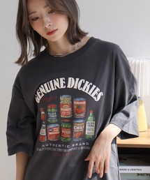 Dickies(�f�B�b�L�[�Y)�́yGENUINE DICKIES/�W�F�j���C���f�B�b�L�[�Y�z�h�J���v�����g �A�\�[�g �V���[�g�X���[�u T�V���c(T�V���c/�J�b�g�\�[)