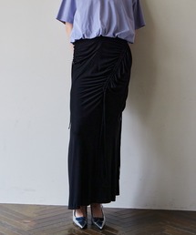 Shirring Jersey Maxi Skirt/シャーリングカットマキシスカート