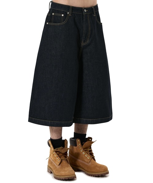 OY(オーワイ)の「『OY/オーワイ』WIDE VOLUME SHORTS /ワイドボリュームショートパンツ(デニムパンツ・メンズ・ライトブルー/インディゴブルー/ブルー・S/L/M)」の10枚目の写真