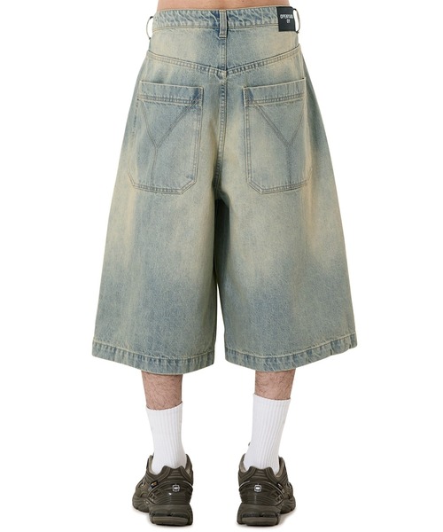OY(オーワイ)の「『OY/オーワイ』WIDE VOLUME SHORTS /ワイドボリュームショートパンツ(デニムパンツ・メンズ・ライトブルー/インディゴブルー/ブルー・S/L/M)」の19枚目の写真