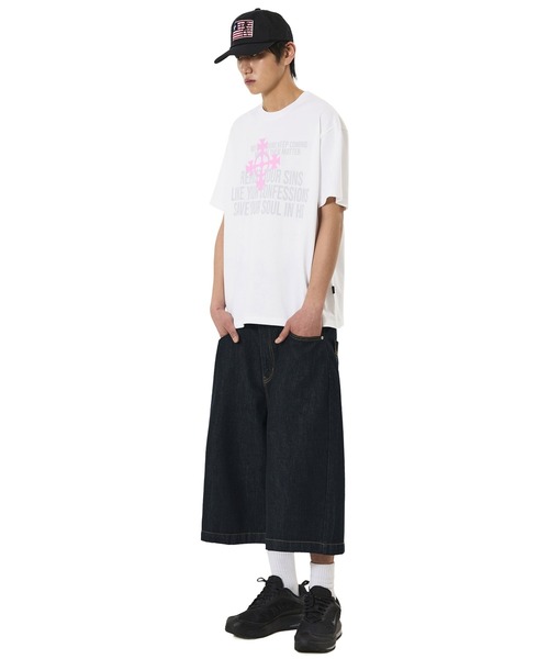 OY(オーワイ)の「『OY/オーワイ』WIDE VOLUME SHORTS /ワイドボリュームショートパンツ(デニムパンツ・メンズ・ライトブルー/インディゴブルー/ブルー・S/L/M)」の13枚目の写真