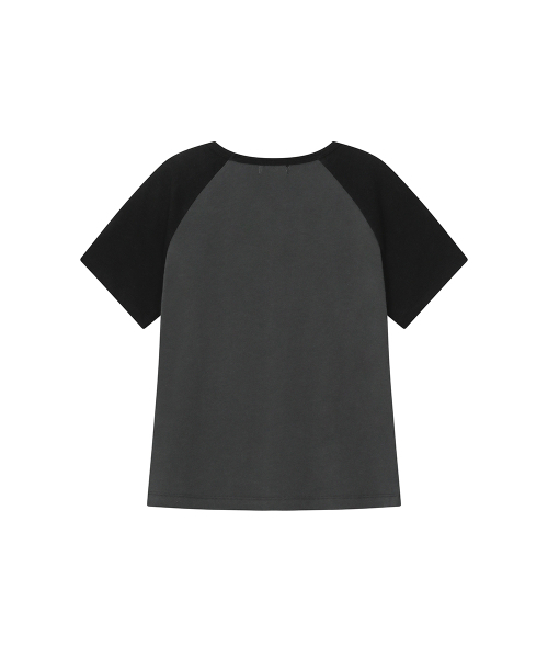 Miseki SEOUL(ミセキソウル)の「Miseki 37 raglan short sleeve CHARCOAL(Tシャツ/カットソー・レディース・その他・2/1)」の3枚目の写真