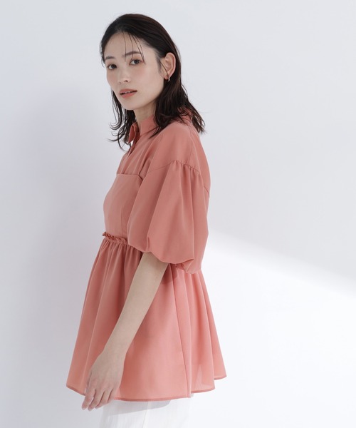 NATURAL BEAUTY BASIC(ナチュラルビューティーベーシック)の「キャミレイヤードシャツ(シャツ/ブラウス・レディース・オレンジ系その他/チャコールグレー/ベージュ・フリ-)」の21枚目の写真