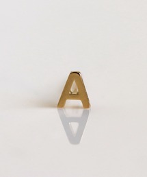 cui-cui（キュイキュイ）の「ゴールド イニシャル ピアス | K10YG 【片耳用】（ピアス（片耳用））」