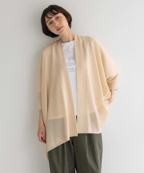 studio CLIP(スタディオクリップ)の「《natural by clip》シルキーバイオロゴTシャツ(Tシャツ/カットソー・レディース・スモーク/ピンク/オフホワイト/アイボリー・FREE)」の10枚目の写真