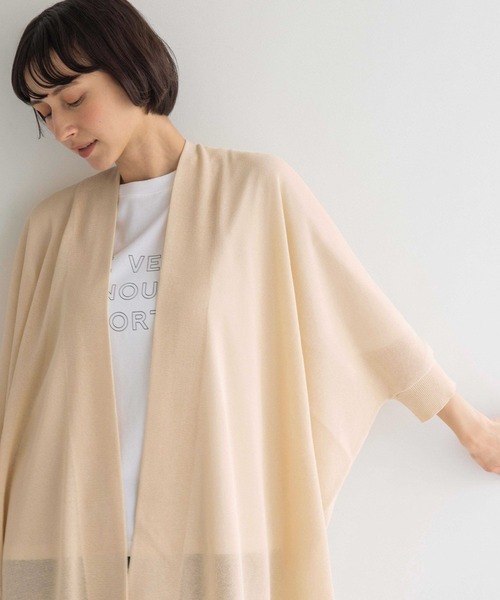 studio CLIP(スタディオクリップ)の「《natural by clip》シルキーバイオロゴTシャツ(Tシャツ/カットソー・レディース・スモーク/ピンク/オフホワイト/アイボリー・FREE)」の11枚目の写真