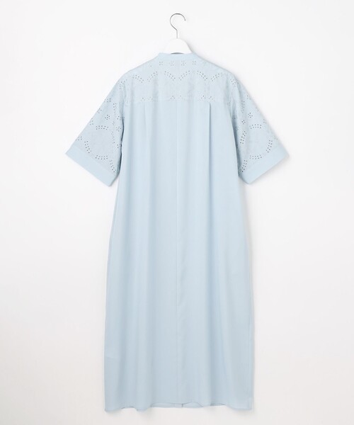 J.PRESS(ジェイプレス)の「【WEB限定カラーあり】エンブロイダリー シャツ ワンピース(シャツワンピース・レディース・ダークブラウン系/ネイビー系/サックスブルー系・9/11)」の20枚目の写真